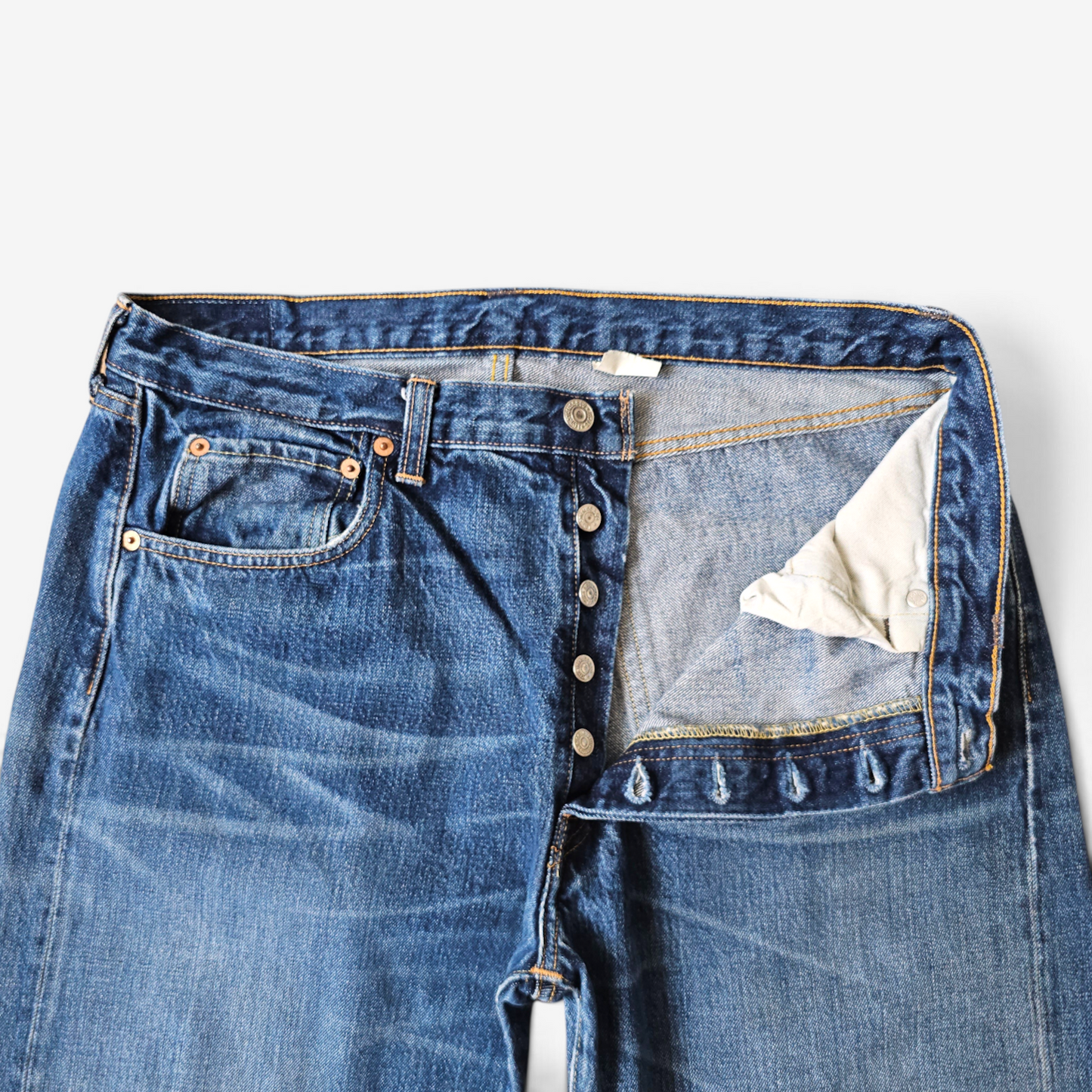 Jean LVC Levi's Vintage Clothing 501 XX 1966 - Big E Selvedge (W34L34)