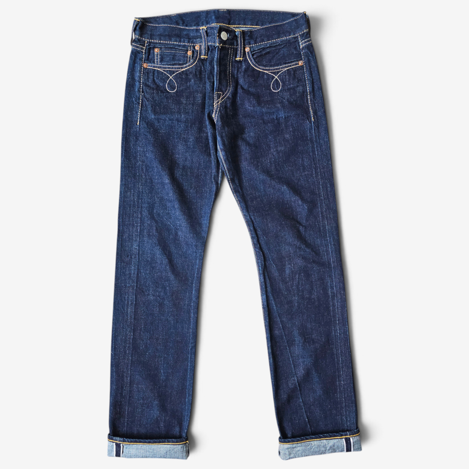Jean Double RL RRL Ralph Lauren Slim Boot Selvedge - Made in USA