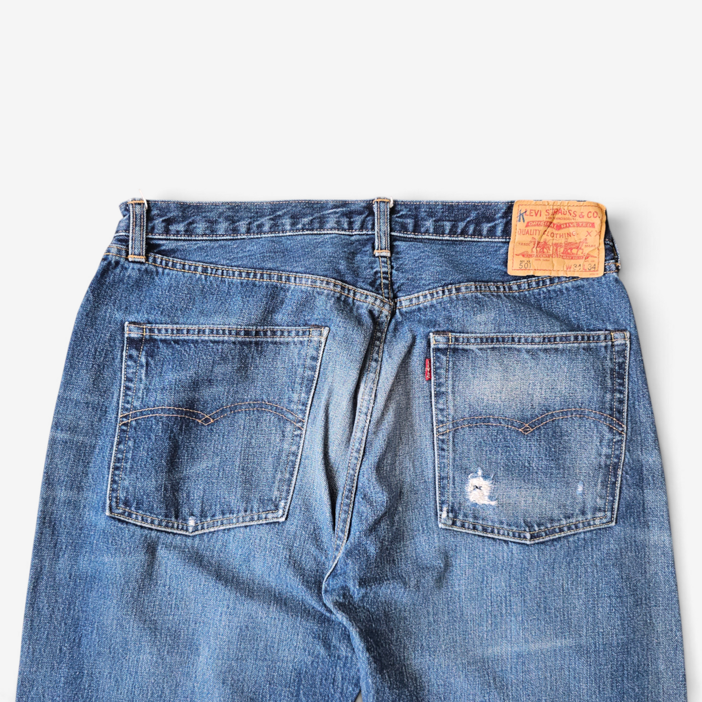 Jean LVC Levi's Vintage Clothing 501 XX 1966 - Big E Selvedge (W34L34)