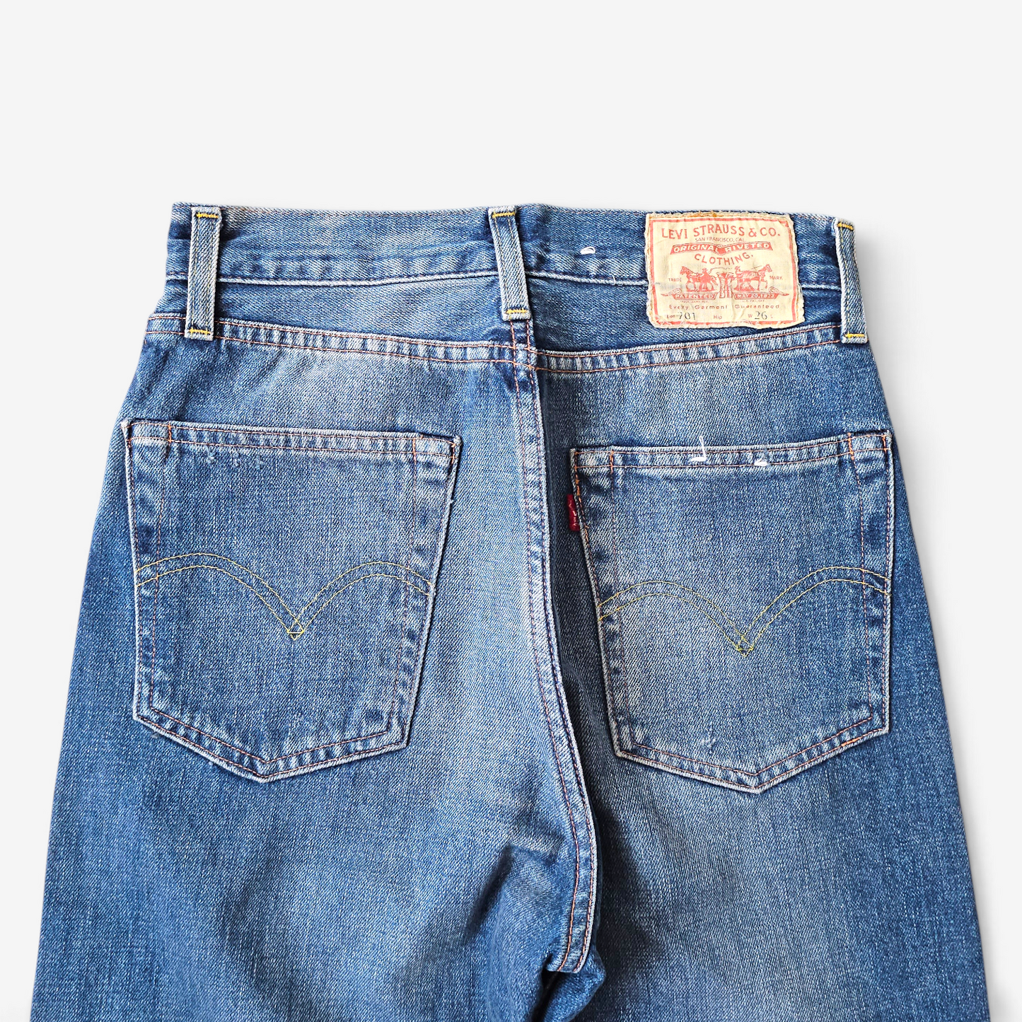 Jean LVC Levi's Vintage Clothing 701 1950s - Big E Selvedge (W26)