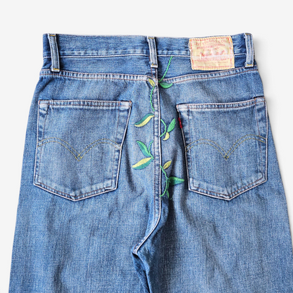 Jean LVC Levi's Vintage Clothing 701 1950s Floral Embroidery - Big E Selvedge (W28)