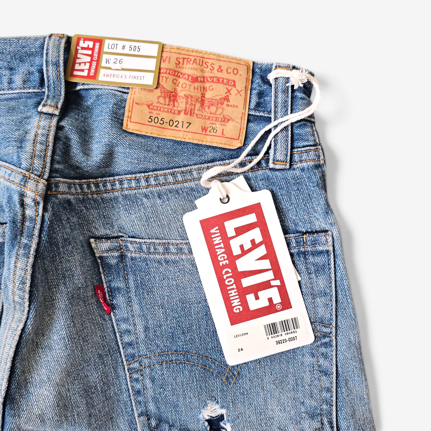 Jean LVC Levi's Vintage Clothing 505 1967 - Selvedge Big E (W26)