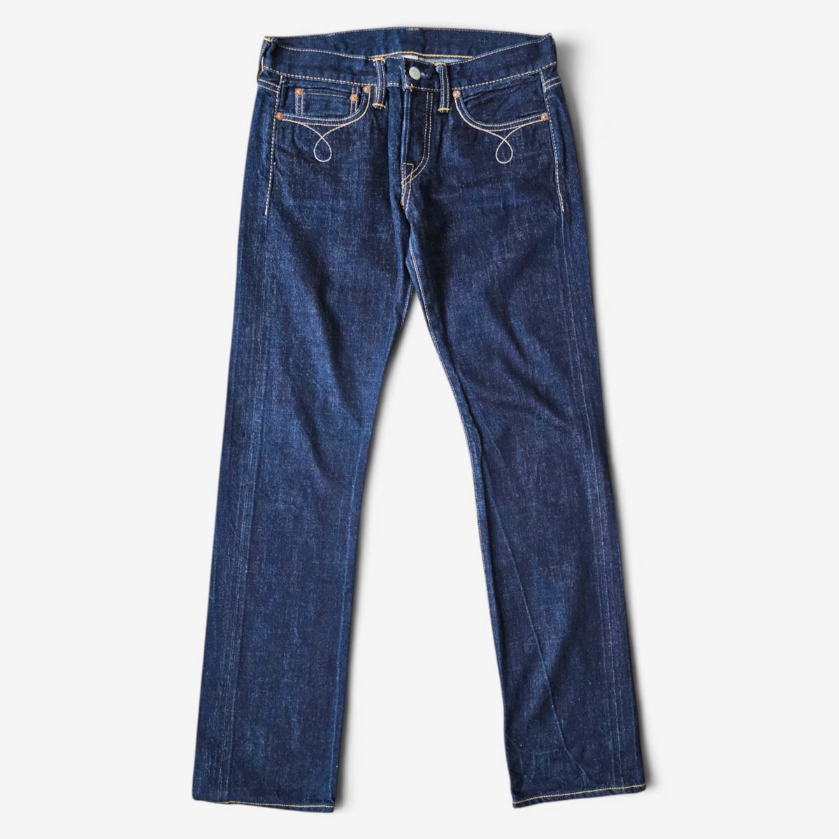 Jean Double RL RRL Ralph Lauren Slim Boot Selvedge - Made in USA